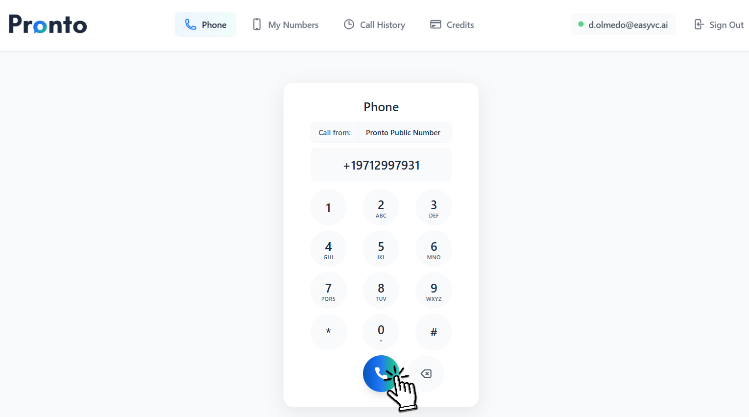 Desktop Phone Interface